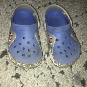 Little boy’s crocs